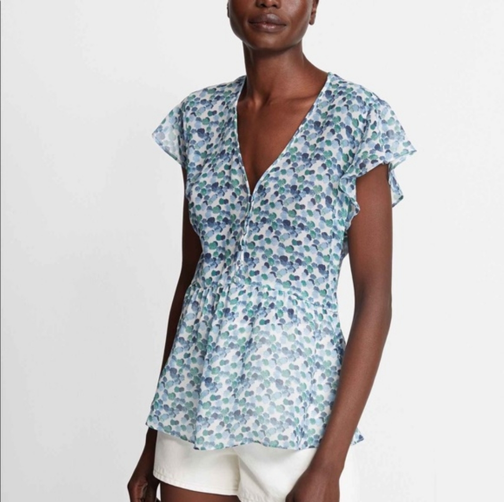 Club Monaco Perdeta silk top